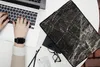 MuchoWow® Laptop Hülle 13 Zoll Steine - Marmor - Schwarz - Produktbild-Vorschau 2