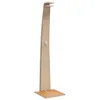 vidaXL Prysznic ogrodowy beżowy 55x60x224 cm Polirattan i Podgląd zdjęcia produktu 1