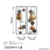 Wallity, Textured - 9, Wanddeko, Mehrfarbig, Metall, 32 x Produktbild-Vorschau 7