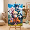 Malvorlage nach Zahlen mit Rahmen „Naruto-Team“, 50 x 70 cm Produktbild-Vorschau 2