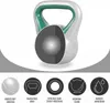 Gorilla Sports Kettlebell činka, vinylová, zelená, 10 kg Náhľad obrázku produktu 2