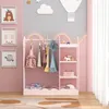 Kindergarderobe 'Vestnes' mit Spiegel und Seitenregal 100 x Produktbild-Vorschau 2