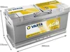 A Varta AGM car battery with dimensions indicated. Voir les images du produit