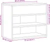 vidaXL Schuhbank Weiß 60x30x45 cm Holzwerkstoff Produktbild-Vorschau 7