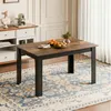 Mondeer Esstisch Esszimmertisch 120 x 80 x 75cm, Schwarz & Produktbild-Vorschau 5