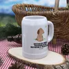 Mr. & Mrs. Panda Krug Hund Kleeblatt - Weiß - Geschenk, Produktbild-Vorschau 3