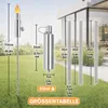 ACXIN zahradní lucerny z nerezové oceli, výška 115 cm, 12 Náhled obrázku produktu 2