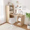 Ausziehbarer Schreibtisch mit Stauraumschrank, 2-in-1 Produktbild-Vorschau 10