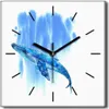 Coloray Uhr auf Leinwand 30x30 cm Wand Uhr Dekoration Produktbild-Vorschau 1