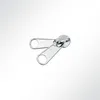 YKK® 10C Einfachschliesser Schieber beidseitig frei hängend Produktbild-Vorschau 1