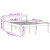 Seniorenbett Wachsbraun 120x190 cm Massivholz Kiefer Produktbild-Vorschau 9