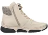 A side view of a beige high-top sneaker boot. Náhled obrázku produktu
