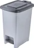 keeeper Tret-Abfalleimer "olaf" 25 Liter PP light silver Produktbild-Vorschau 1