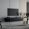 Makika TV Lowboard / Fernsehtisch - Schwarz Hochglanz Produktbild-Vorschau 1
