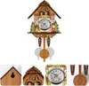Wanduhr, Kuckucksuhr, Retro Nordic Stil, Holz, Wohnzimmer, Náhled obrázku produktu 5
