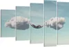 Bild auf Leinwand - Leinwandbild - 5 Teile - Wolken Produktbild-Vorschau 1