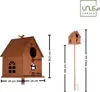 UNUS Vogelhaus mit Stab aus Rost Produktbild-Vorschau 6