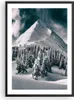 Gerahmtes Poster - Schwarzer Rahmen - Dunkel Himmel Berg - Produktbild-Vorschau 1