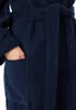 Schiesser peignoir essentials bathrobe with hood navy Voir les images du produit 22