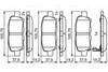 BOSCH Bremsbeläge Satz Hinten für SUZUKI Grand Vitara II Produktbild-Vorschau 3
