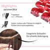 hair2heart Microring Extensions Cheveux humains ondulés - Voir les images du produit 8