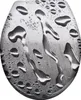 A close-up view of a toilet seat with water droplets on its surface. Produktbild-Vorschau