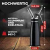 NEMT Sahnespender 0,5 L Sahnesiphon weiß + 20 Sahnekapseln Produktbild-Vorschau 6