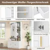 Merax Flurschrank mit Spiegel, Garderobenschrank mit Produktbild-Vorschau 7