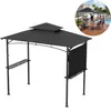 TRMLBE Pavillon de jardin pour barbecue, gris. Pavillon de Voir les images du produit 1