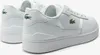 A pair of white LACOSTE sneakers shown from a side-rear angle. Náhľad obrázku produktu