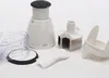 A manual food chopper and its components are laid out on a white background. Produktbild-Vorschau