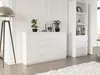 Komoda 160 cm zásuvky dveře skříňka FRAMIRE R-160-S4 bílá Náhled obrázku produktu 2