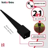 KOTARBAU® Podpera stĺpika na zatĺkanie v 81x81x750mm Náhľad obrázku produktu 5