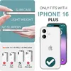 NALIA Hülle "GLAZE" für Apple iPhone 16 Plus - Klare TPU Produktbild-Vorschau 4