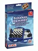 Jumbo Schach & Damespiel Reisespiel, Brettspiel, Strategie, Produktbild-Vorschau 1