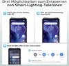 Instructions on how to use smart lighting features on a phone. Podgląd zdjęcia produktu