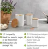 WENKO Aufbewahrungsdose 1,3 L Vorratsdose Deckel Bambus Produktbild-Vorschau 3