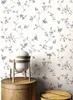 NEWROOM Tapete Blau Vliestapete Blumen - Vintage Floral Produktbild-Vorschau 3
