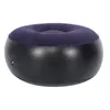 An inflatable ottoman or footrest with a dark purple top and a black base, shown against a white background. Náhled obrázku produktu