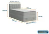 Elegantes Boxspringbett Polsterbett Komplettbett Hotelbett Produktbild-Vorschau 7