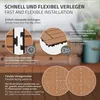 ECD Germany Płytki tarasowe WPC, 30x30 cm, 44-częściowy Podgląd zdjęcia produktu 5