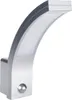 A silver LED lamp with a motion sensor, mounted on a white background. Produktbild-Vorschau