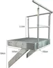 Podesttreppe Wangen- Stahltreppe 10 Stufen Höhe 190cm Produktbild-Vorschau 2