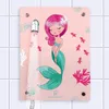 A children's shower head with a mermaid design, mounted on a tiled wall. Anteprima dell’immagine prodotto