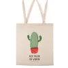 Mr. & Mrs. Panda Tote Bag Kaktus Wut - Transparent - Produktbild-Vorschau 3