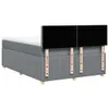 Boxspringbett mit Matratze Hellgrau 140x200 cm Stoff Produktbild-Vorschau 6