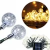 Lampki Solarne Ogrodowe Girlanda Soalrna 100Led Kulki Białe Podgląd zdjęcia produktu 1