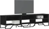 vidaXL TV-Schrank Schwarz 180x34x41 cm Holzwerkstoff Produktbild-Vorschau 2