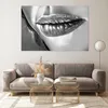 Bilder auf glas - Lippen Gesicht weiblich Lippenstift - Produktbild-Vorschau 7