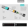An exploded view diagram of a rechargeable AA battery with its components labeled, along with graphs showing voltage discharge. Náhled obrázku produktu